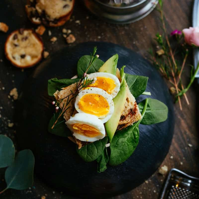 A dish served on leaves in a traditional way